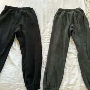 Brandy Melville and Hollister sweat pant set